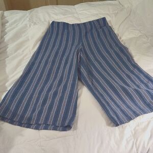 Striped Blue Culottes